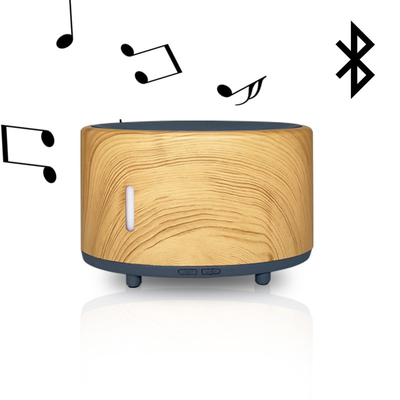 Nawilżacz Ultradźwiękowy głośnik USB Bluetooth Music 7 LED Kolorowe światła Zmieniające dyfuzory olejków eterycznych do aromaterapii